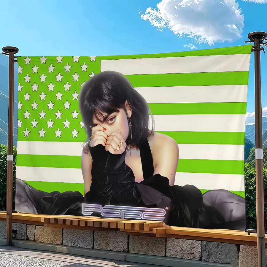Charli XCX Flagge von Warner Bros. als Wandkunst und Dekoration für Party, Club oder Outdoor, B/H: 60 x 40 cm - Bild 5