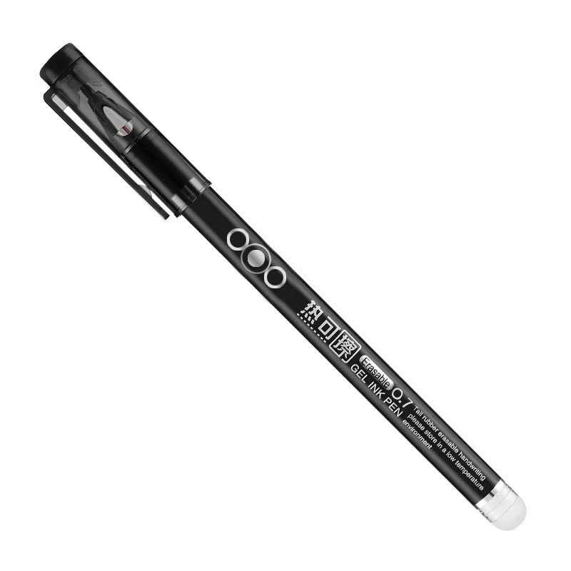 Set mit 5 thermisch löschbaren Stiften mit Rundspitze und 0,7 mm Stiftstärke in Schwarz, Blau, Rot und Grün - Bild 5