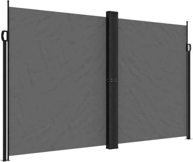 vidaXL Ausziehbare Seitenmarkise Anthrazit B/H: 1000 x 200 cm - Bild 1