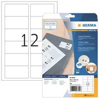 HERMA Adressetiketten Special in Weiß für Inkjet, Breite: 88,9 mm, Höhe: 46,6 mm - Bild 1