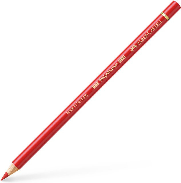 Faber Castell Polychromos Profi-Farbstift in Scharlachrot mit hoher Pigmentierung - Bild 1