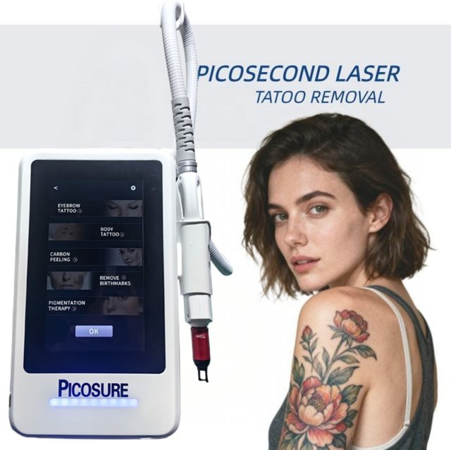 TAIXL Pico-Laser Nd:YAG Q-Switched Tattoo-Entfernungsmaschine, Unisex, weiß - Bild 1