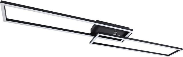 NETTLIFE LED Deckenleuchte aus Metall in Weiß, modern und dimmbar mit Fernbedienung - Bild 1