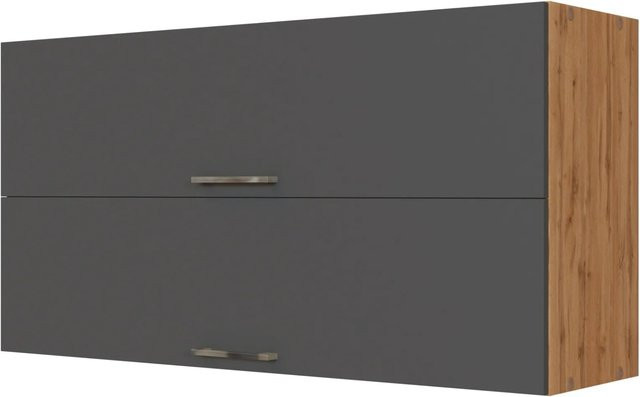 Held Möbel Küchen-Klapphängeschrank Sorrento in Anthrazit und Wotan Eiche, B/H/T: 110 x 57 x 34 cm - Bild 1