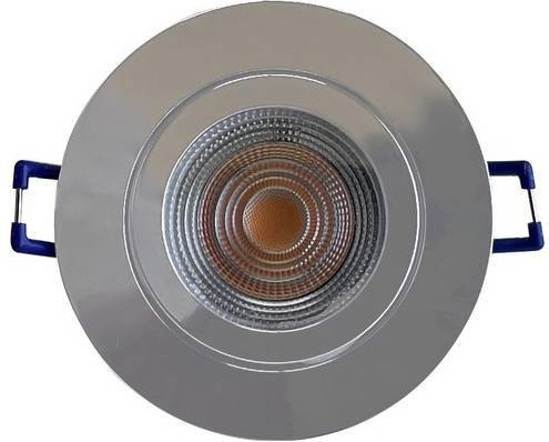 Megatron MT75207 Einbauring aus Aluminium in Chrom, passend für GU10/GU5.3 Fassungen, IP44 - Bild 1