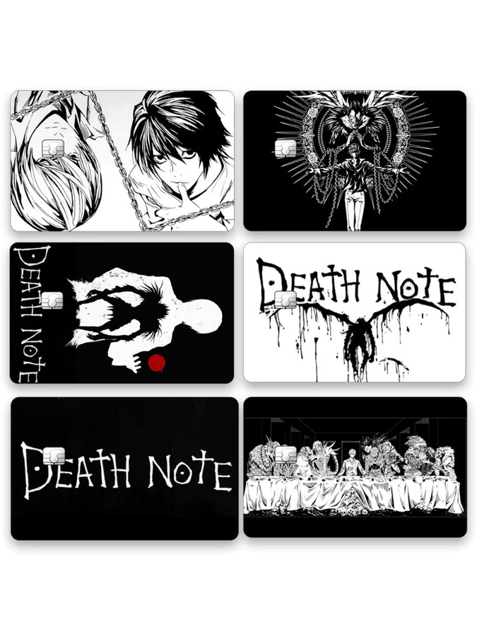 Bandai Death Note Figuren-Karten-Aufkleber, Zubehör, Schwarz - Bild 3