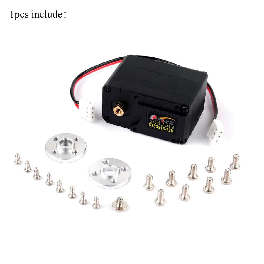Feetech STS3215 Smart RC Servo, 4-teiliges Set, Metall, Schwarz - Bild 3