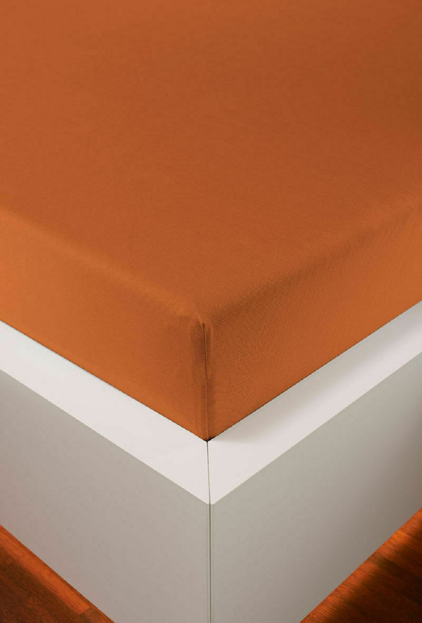 Bellana Jersey-Kissenbezug für Seitenschläferkissen aus Baumwolle, Farbe: Orange/Mehrfarbig, B x L: 40 x 140 cm - Bild 1