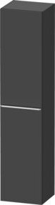 Duravit Hochschrank D-Neo in Weiß und Grau, 1 Tür, 5 Böden, Wandmontage, B: 40 cm, T: 36 cm, H: 176 cm - Bild 1