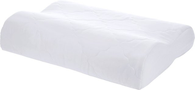 LIVARNO Nackenstützkissen mit Memory-Foam und Polygiene, Weiß, B/H: 36 x 50 cm - Bild 1