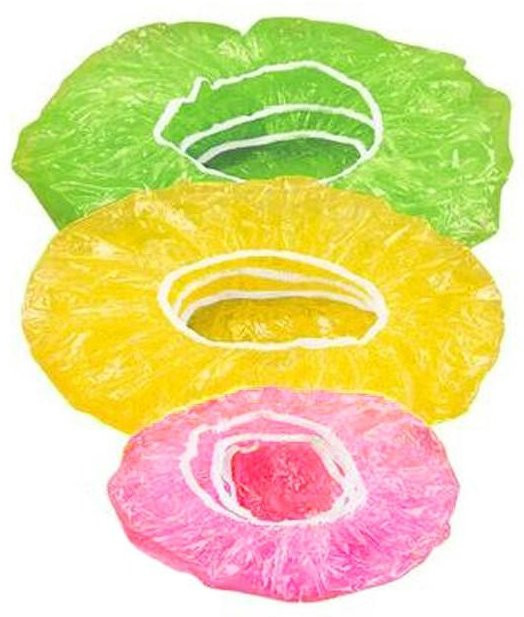 Ximalaya 24er Set elastische Lebensmittelabdeckungen aus Silikon in Gelb und Multicolour für Obst und Schalen - Bild 1