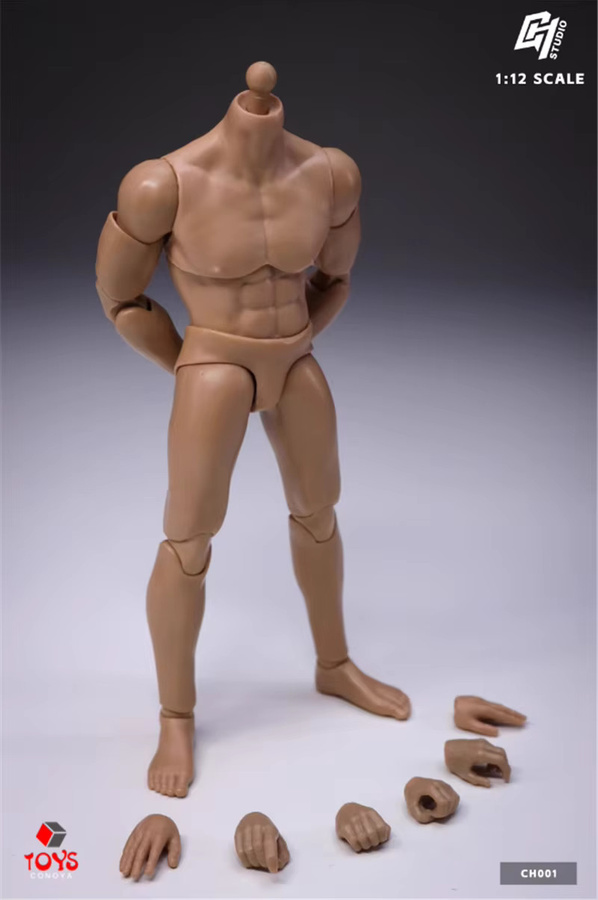 CONOYA Männliche Flexible Joint Muskel Körper Modell Action Figur Puppe, 1/12 Skala - Bild 2