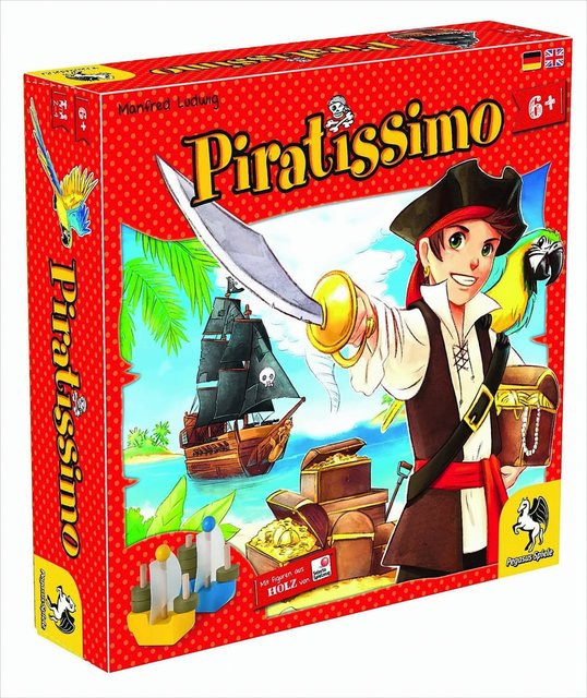 Pegasus Spiele Piratissimo, Piraten, Holz, Bunt / Mehrfarbig, ab 6 Jahre - Bild 1