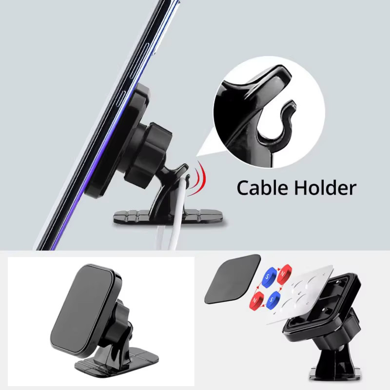 VIKEFON Magnetische Autotelefonhalterung für die Lüftung, Universal Handyhalterung in Schwarz für iPhone, Samsung und Xiaomi - Bild 5