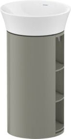 Duravit Waschtischunterschrank White Tulip in Steingrau s-matt, B/T/H: 41 x 41 x 75 cm - Bild 1