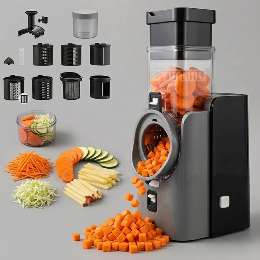 YunlinLi 7-in-1 Multifunktionaler Gemüseschneider als Küchenhelfer zum Schneiden, Würfeln und Zerkleinern - Bild 2