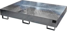 Bauer Südlohn Regalwanne RW 1800 aus Stahl, feuerverzinkt, Farbe: Silber - Bild 1