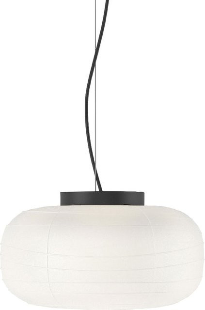 B.Lux Misko S15 Pendelleuchte in Schwarz mit Glas und Metall, dimmbar via Casambi und Bluetooth, E27 Fassung - Bild 1