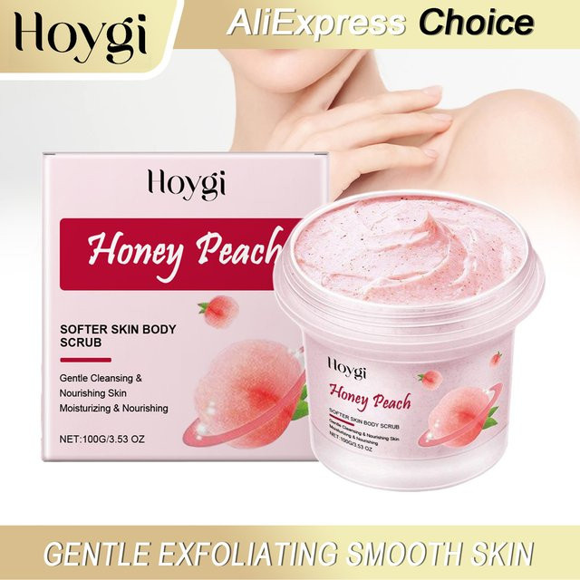 HOYGI Pfirsich-Körperpeeling mit AHA, 100 g, Unisex - Bild 1