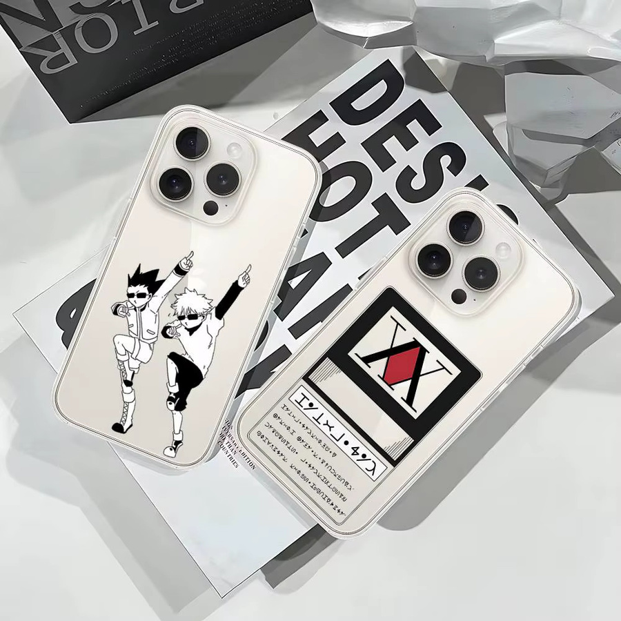 Mesuca Anime Handyhülle für iPhone kompatibel mit iPhone 17 16 15 14 13 12 11 Pro Max und weiteren Modellen, Transparente Abdeckung - Bild 3