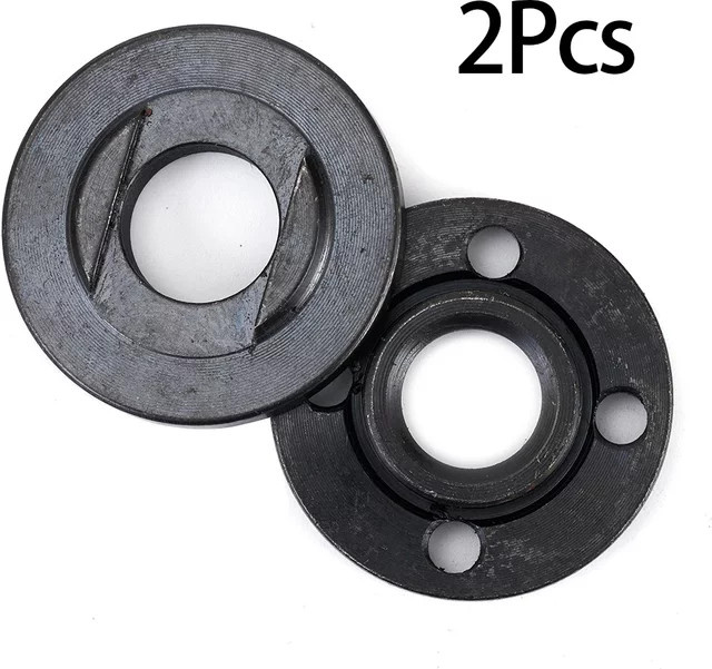 Vibratite 2er-Set M16 Flanschmuttern für Winkelschleifer in Schwarz - Bild 1