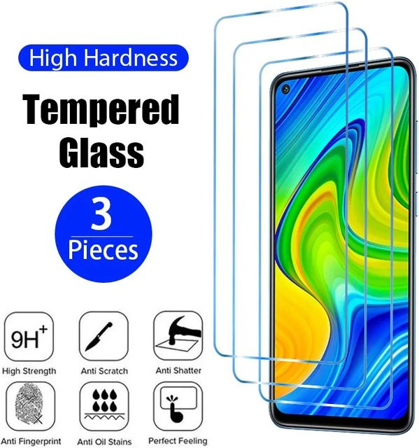 3er-Set gehärtetes Glas Display Schutzfolie für Xiaomi Redmi K20 K30 K30i K30S K40 K40S K50 K50i K60 K60E 5G Pro Plus Zoom Ultra transparent - Bild 1