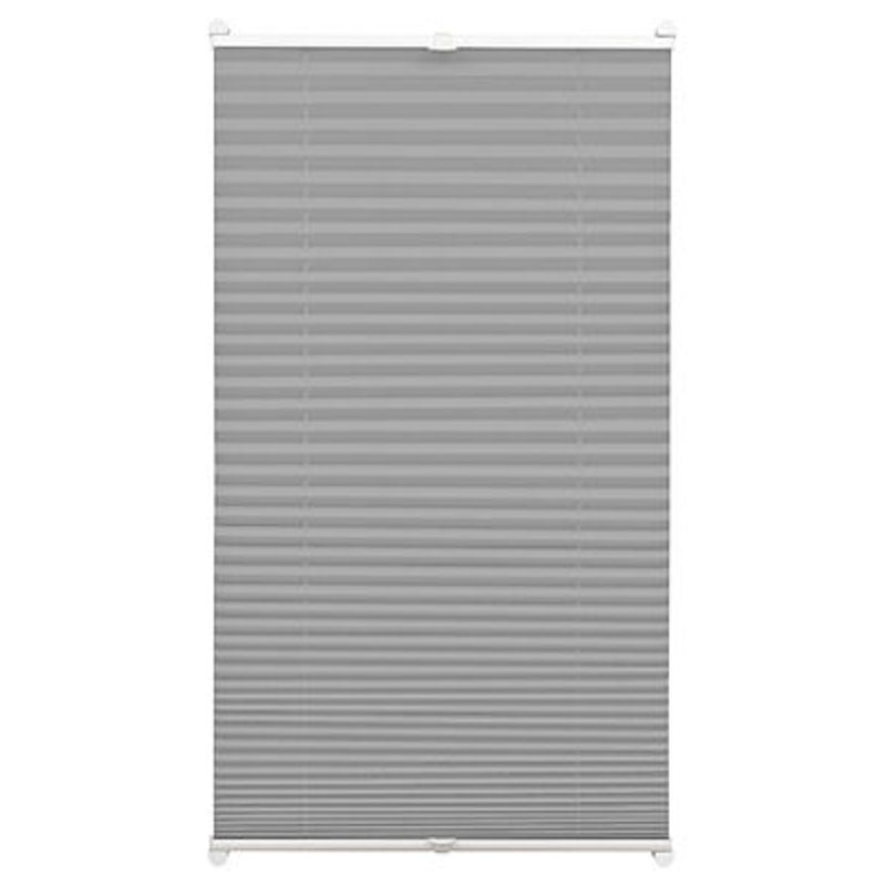 Boviva Spannplissee Single Pleat in Silber, semi-transparent, Breite: 75 cm, Höhe: 130 cm - Bild 3