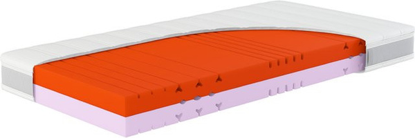 HN8 SCHLAFSYSTEME Sleep Balance 7-Zonen Kaltschaum-Matratze mit Wendefunktion und abnehmbarem Bezug, B/T: 140 x 200 cm