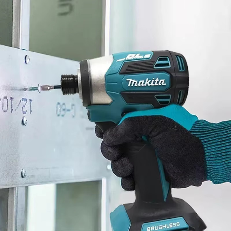 Makita Akku-Schlagschrauber DTD173 18V mit bürstenlosem Motor, 180 Nm Drehmoment und 1800 U/min für Holz, Bolzen und T-Modus - Bild 2