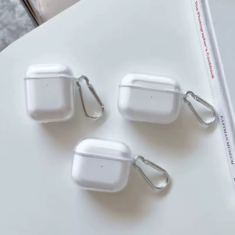 Transparente TPU-Schutzhülle für Apple AirPods 4 Generation in Transparent und Beige - Bild 2