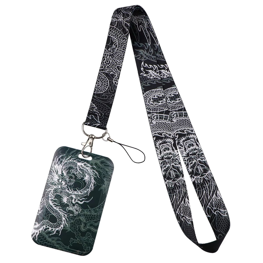Dark Dragon Lanyard Umhängeband, black, Unisex - Bild 5