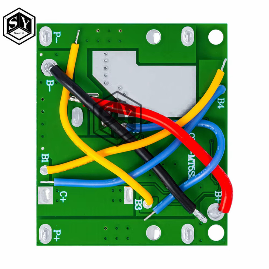 Baishundianzi 5S Li-Ion Batterieladeschutzplatine für Elektrowerkzeuge, 21V 18V 18,5V 20A, Farbe: Grün - Bild 3