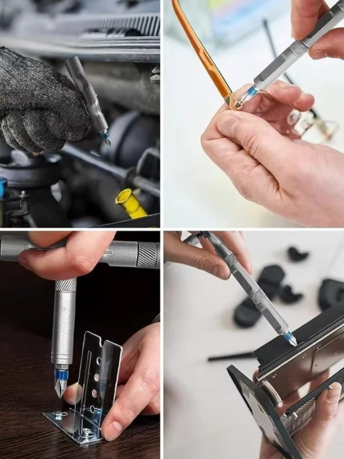 KRIOCY 24-in-1 Mehrzweck-Ratschenschlüssel RS1 mit magnetischen Bits als Werkzeug-Set für DIY-Haushaltsreparaturen - Bild 5