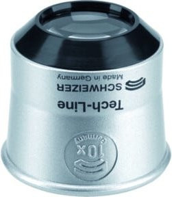 Schweizer Uhrmacherlupe Tech-Line, 6x, silver - Bild 1