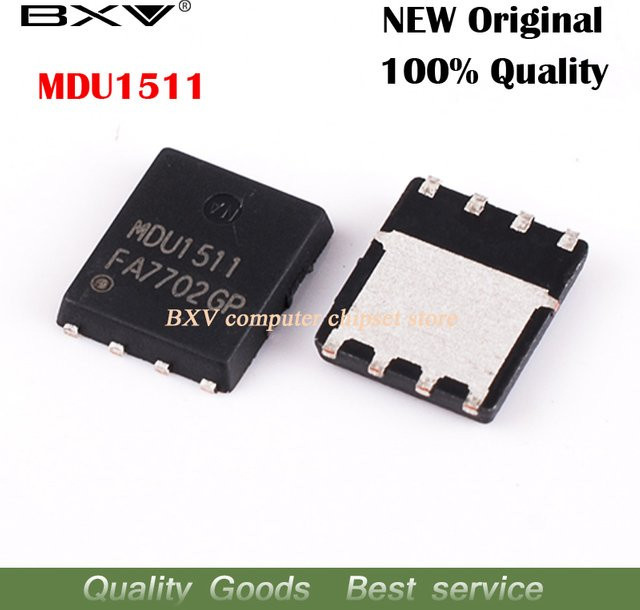 5 Stück MDU1511 QFN 1511 Laptop-Chips in Schwarz - Bild 1