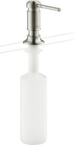 Hansgrohe Spülmittelspender EB-Version in Edelstahl-Optik, Silber - Bild 1