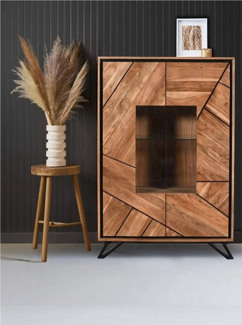 Highboard AMBALA von Harms Import aus Akazienholz in Braun - Bild 1