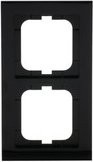 Busch-Jaeger 2-fach Rahmen in Schwarz (RAL 9005) - Bild 1