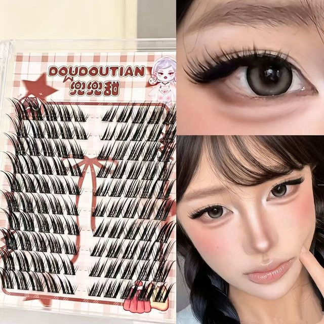 Doudoutian Fox-Style Winged Eyelashes, 01, Natürlich - Bild 1