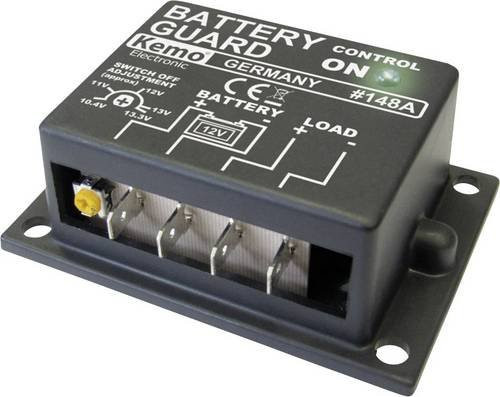 Kemo M148A Batteriewächter 12 V/DC in Schwarz - Bild 1