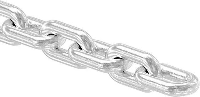 FeNau Edelstahlkette kurzgliedrig aus Edelstahl V4A in Silber, Durchmesser: 8 mm - Bild 1