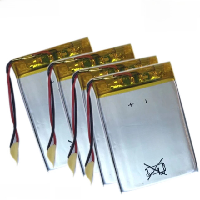 Lanzhd Lithium-Polymer-Akku 3,7V 450mAh für Kamera G1WH, Akku-Recorder und Ruizu A50 Player, Sansa Clip Zip Player, Silber - Bild 1