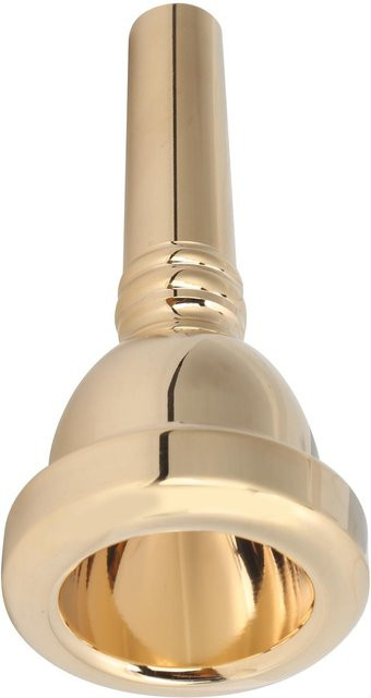 Langlebiges 2in1 Horn Mundstück aus Kupfer für Tenorposaune in Gold - Bild 1