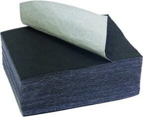 Emtez Universal-Bindevlies in Schwarz und Grau aus Kunststoff, B/T: 40 x 50 cm - Bild 1