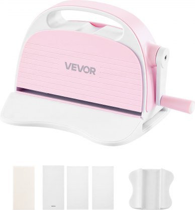 VEVOR Manuelle Stanz- und Prägemaschine mit 76 mm Schnittbreite, Tragbare Embossing Machine inklusive Stanzplatten für Scrapbooking und Bastelarbeiten - Bild 1