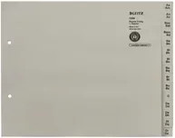 Leitz A-Z Register mit 90 Registerblättern in A4, Grau-Weiß - Bild 1