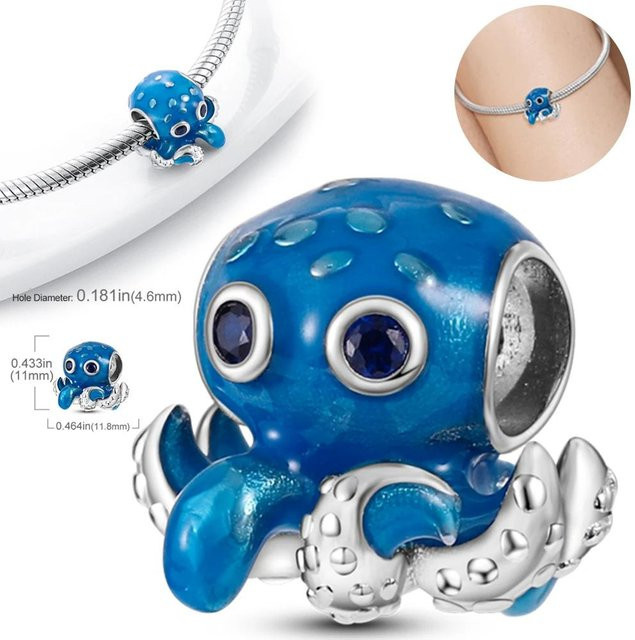YIRAN Jewelry Anhänger, Kupfer, Zirkonia, Meeresschildkröte, Damen - Bild 1