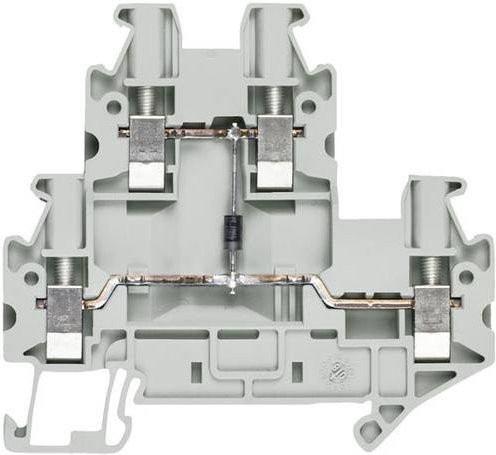Siemens Doppelstock-Diodenklemme Schrauben Beige 50 Stück - Bild 1