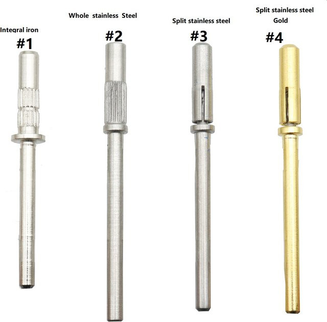 Easy Nail Mandrel-Bits für Nägel, 3mm, Edelstahl, 4 Modelle - Bild 1