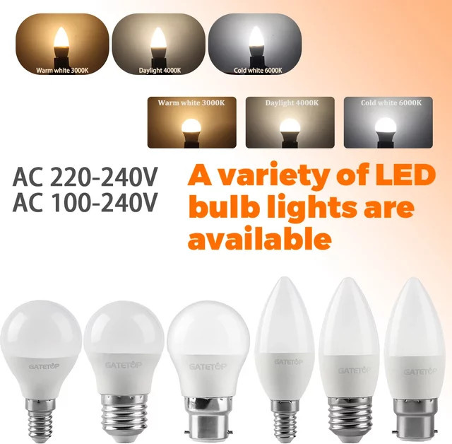 8er Set Derec LED-Lampen 5 W warmweiß flimmerfrei für Zuhause und Schlafzimmer - Bild 1